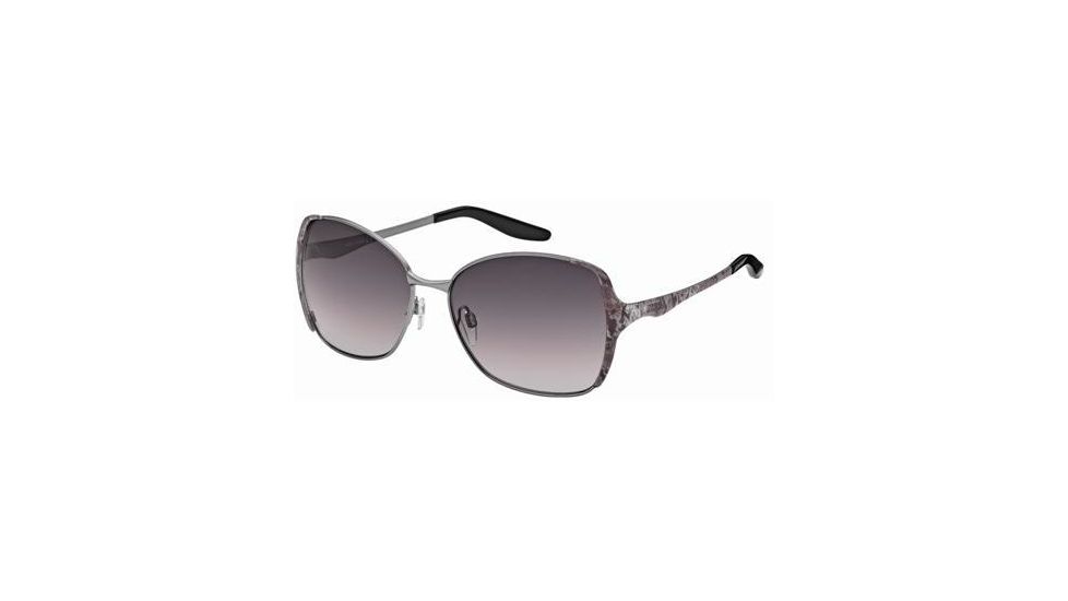 Just Cavalli JC407S Sunglasses - Shiny Light Ruthenium Frame Color, Gradient Smoke Lens Color