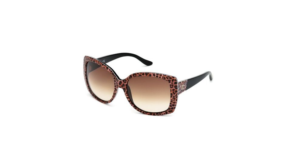 Just Cavalli JC500S Sunglasses - Coloured Havana Frame Color, Gradient Brown Lens Color