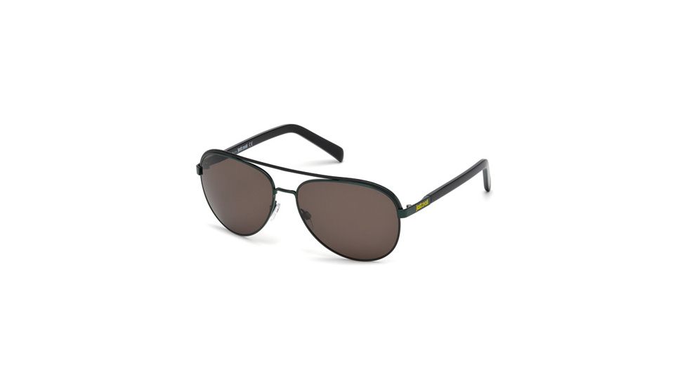 Just Cavalli JC654S Sunglasses - Shiny Dark Green Frame Color, Roviex Lens Color