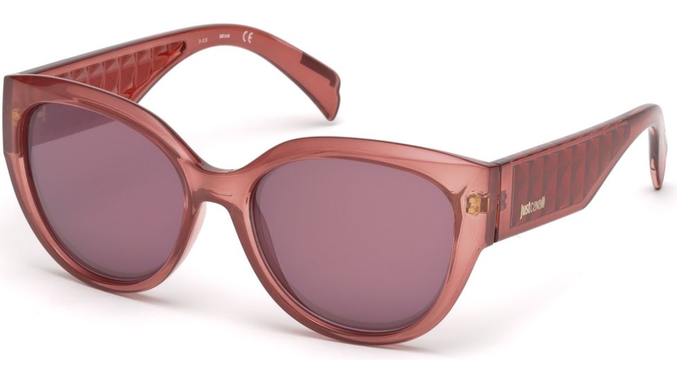 Just Cavalli JC781S Sunglasses - Shiny Violet Frame Color, Gradient Or Mirror Violet Lens Color