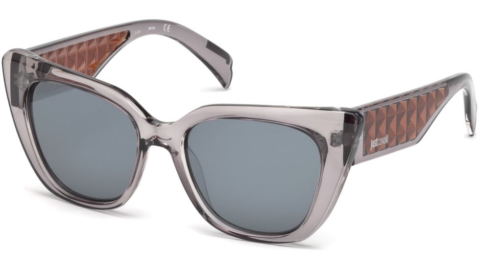 Just Cavalli JC782S Sunglasses - Grey Frame Color, Smoke Mirror Lens Color