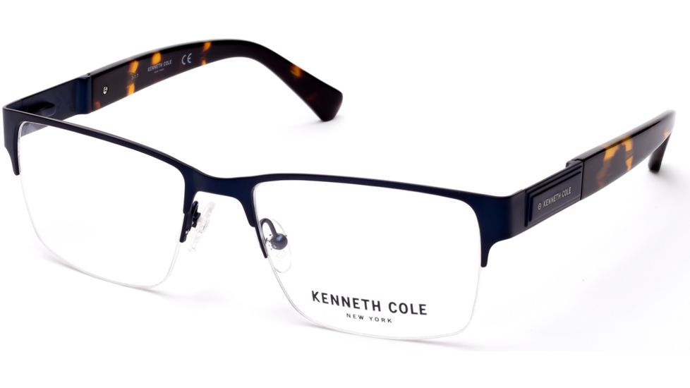 Kenneth Cole KC0268 Eyeglass Frames - Matte Blue Frame Color, Matte Blue Lens Color
