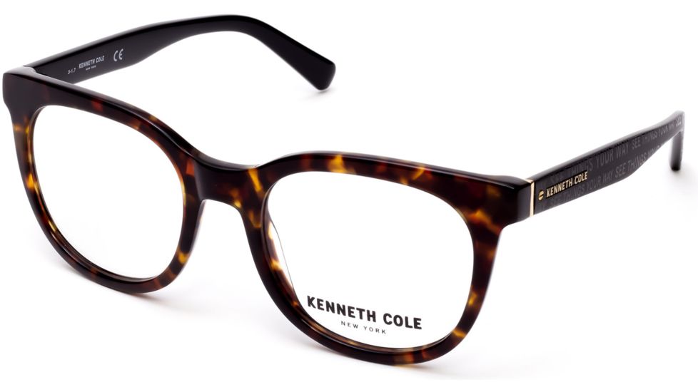 Kenneth Cole KC0272 Eyeglass Frames - Dark Havana Frame Color