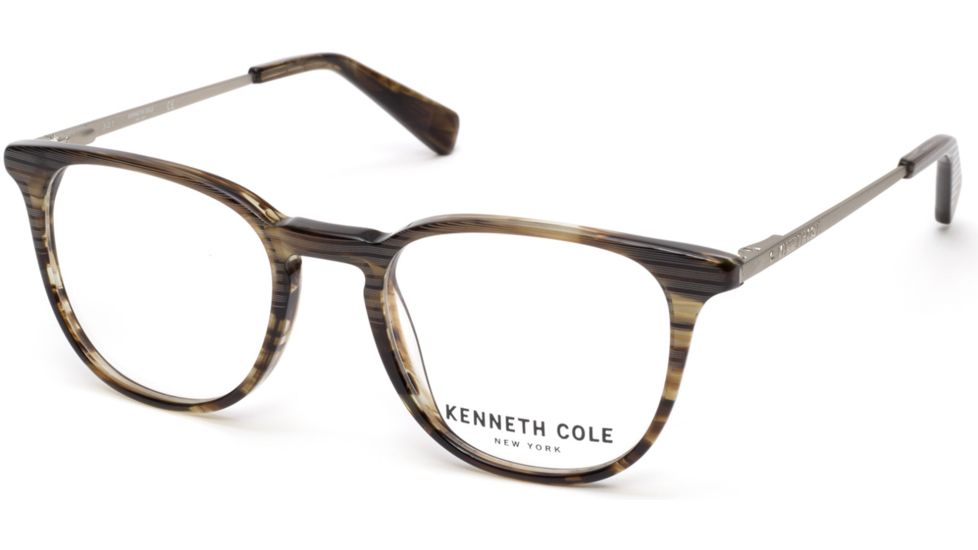Kenneth Cole KC0273 Eyeglass Frames - Shiny Light Brown Frame Color