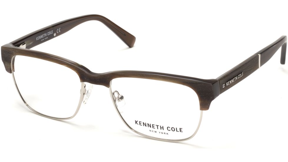 Kenneth Cole KC0284 Eyeglass Frames - Beige Horn Frame Color