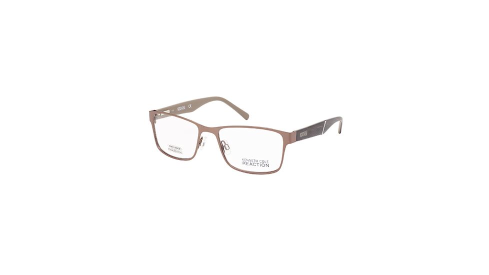 Kenneth Cole KC0759 Eyeglass Frames - Shiny Dark Brown Frame Color
