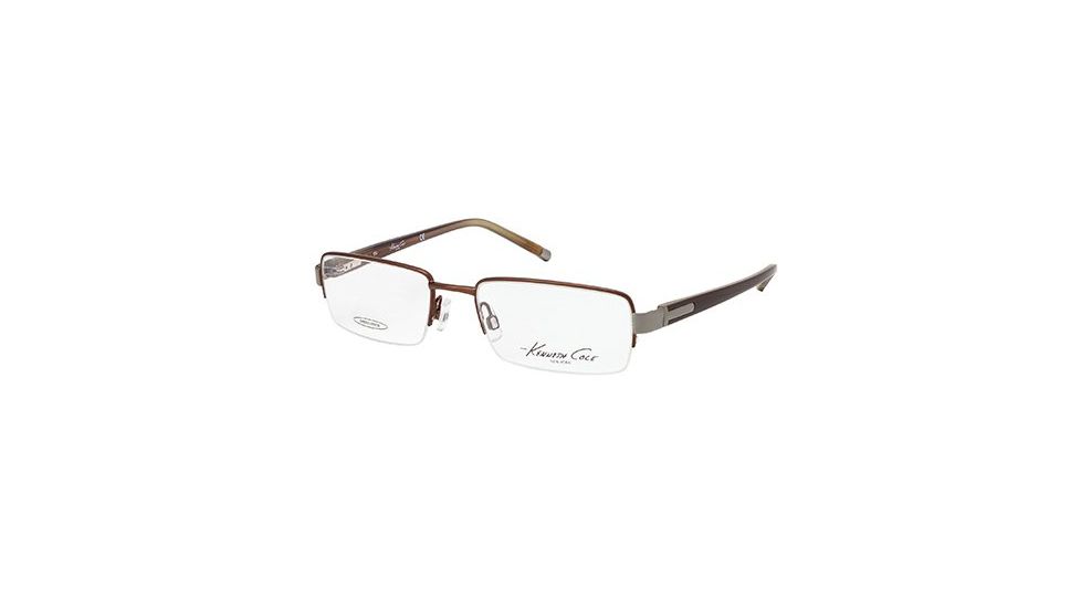 Kenneth Cole New York KC0183 Eyeglass Frames - Matte Dark Brown Frame Color