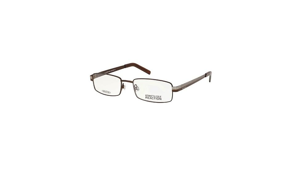Kenneth Cole Reaction KC0710 Eyeglass Frames - Matte Dark Brown Frame Color