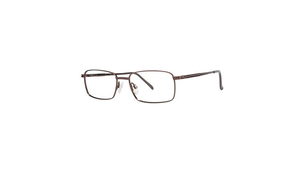 LAmy C by L'Amy 600 Single Vision Prescription Eyeglasses - Frame Brown, Size 55/18mm CYCBL60003