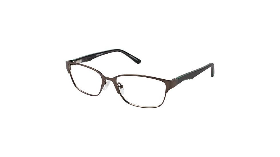 LAmy Camille Progressive Prescription Eyeglasses - Frame MATTE DK OLIVE, Size 52/16mm LYCAMILLE03