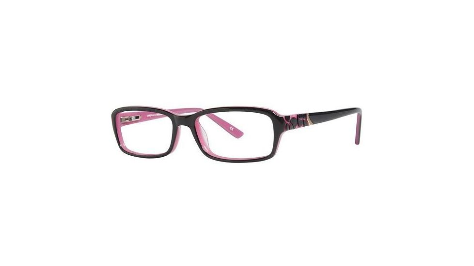 LAmy Emma Progressive Prescription Eyeglasses - Frame Dark Grey/ Pink, Size 53/16mm LYEMMA06