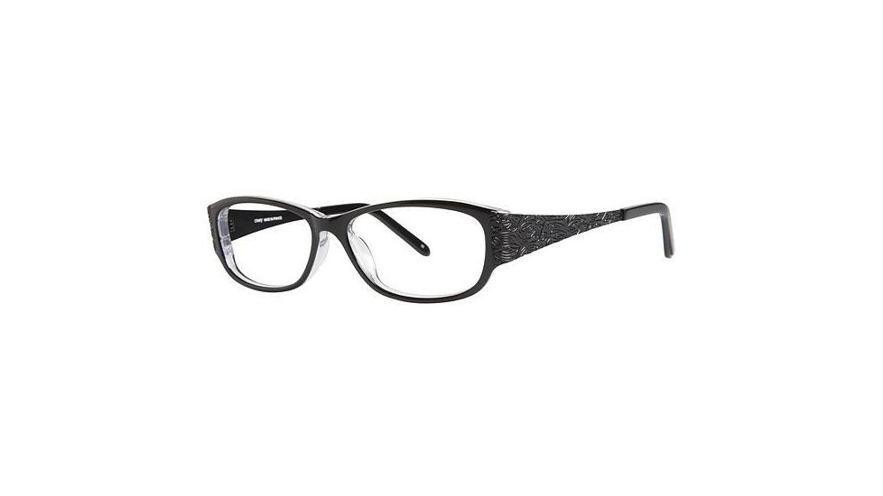 LAmy Isabella Progressive Prescription Eyeglasses - Frame Black Crystal, Size 52/14mm LYISABELLA01
