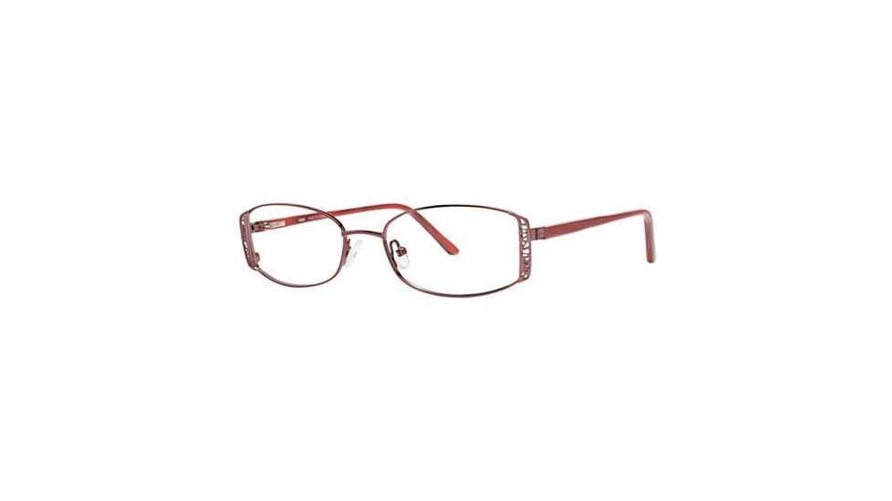 LAmy L'Accent 424 Bifocal Prescription Eyeglasses - Frame Burgundy, Size 52/17mm LYACCENT42402