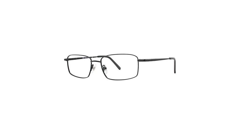 LAmy Port 413 Single Vision Prescription Eyeglasses - Frame Black/Grey, Size 54/17mm LYPORT41303