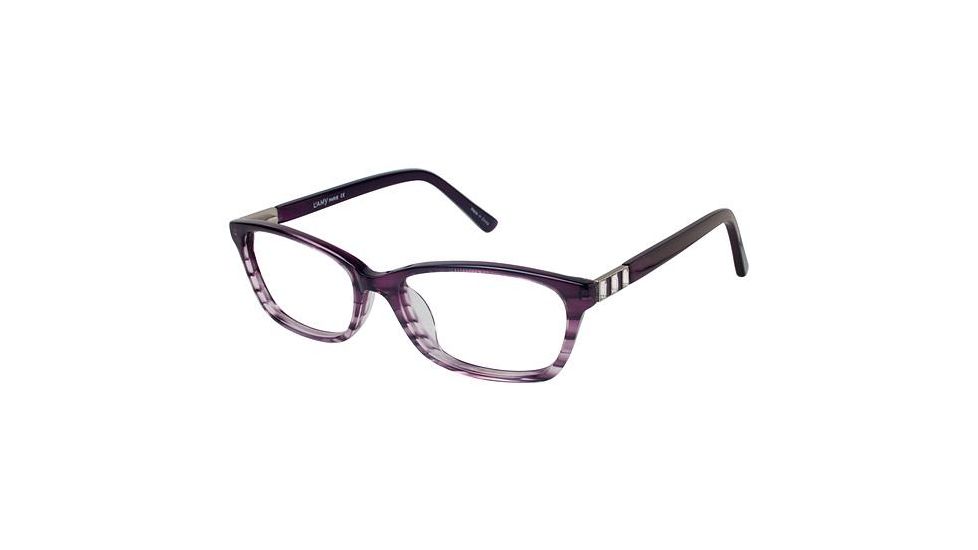 LAmy Sophie Single Vision Prescription Eyeglasses - Frame EGGPLANT FADE, Size 53/16mm LYSOPHIE03