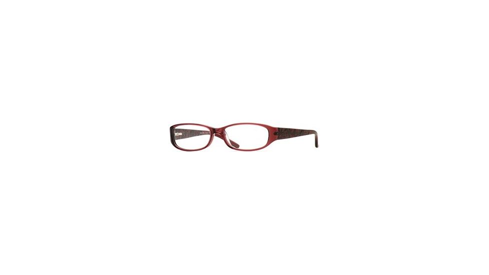 Laura Ashley Cleone SELA CLEO00 Eyeglass Frames - Raspberry SELA CLEO005230 BUR