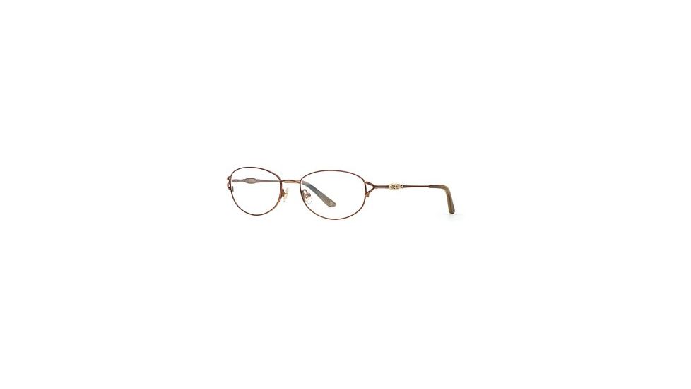 Laura Ashley Cora SELA CORA00 Progressive Prescription Eyeglasses - Teak SELA CORA005330 BN