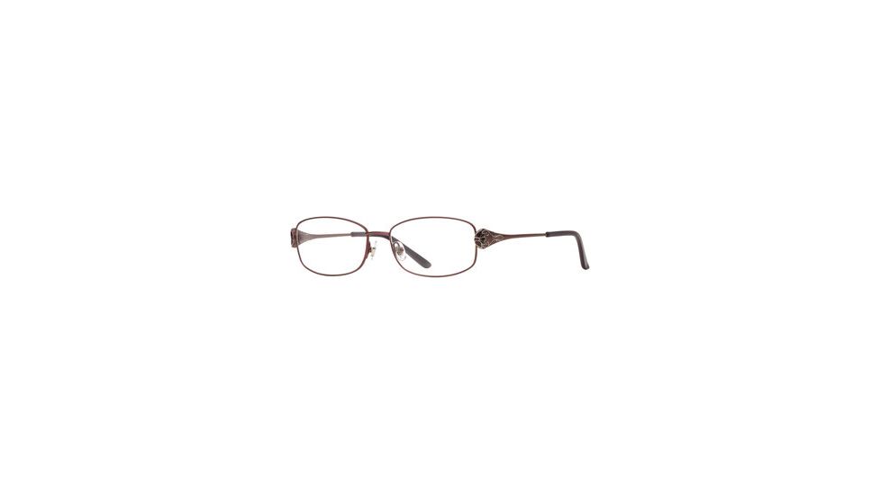 Laura Ashley Geneva SELA GENV00 Single Vision Prescription Eyeglasses - Plum SELA GENV005435 PU