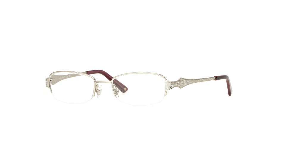 Laura Ashley Kacy SELA KACY00 Single Vision Prescription Eyeglasses - Platinum SELA KACY005135 SV
