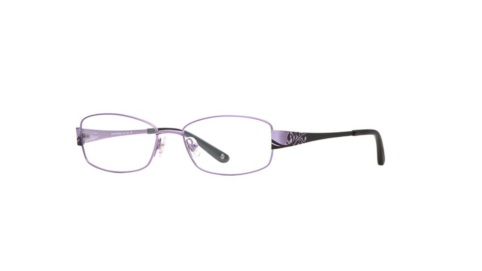 Laura Ashley Lou Lou SELA LOUL00 Progressive Prescription Eyeglasses - Eggplant SELA LOUL005235 PU