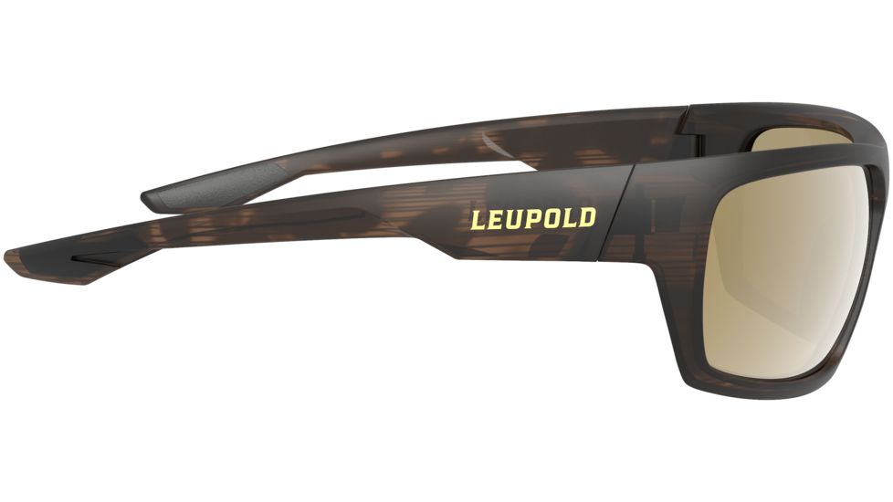 Leupold Packout Mens Sunglasses, Matte Tortoise Frame, Square Bronze Mirror Lens, Polarized, Regular, 179094