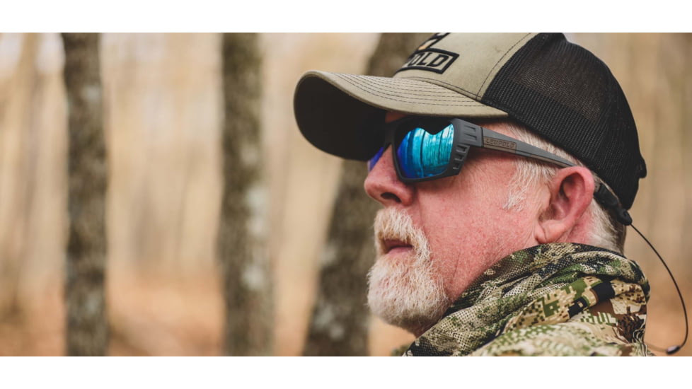 Leupold Payload Performance Eyewear, Dark Grey Frame, Blue Mirror Lens, Universal, 181275