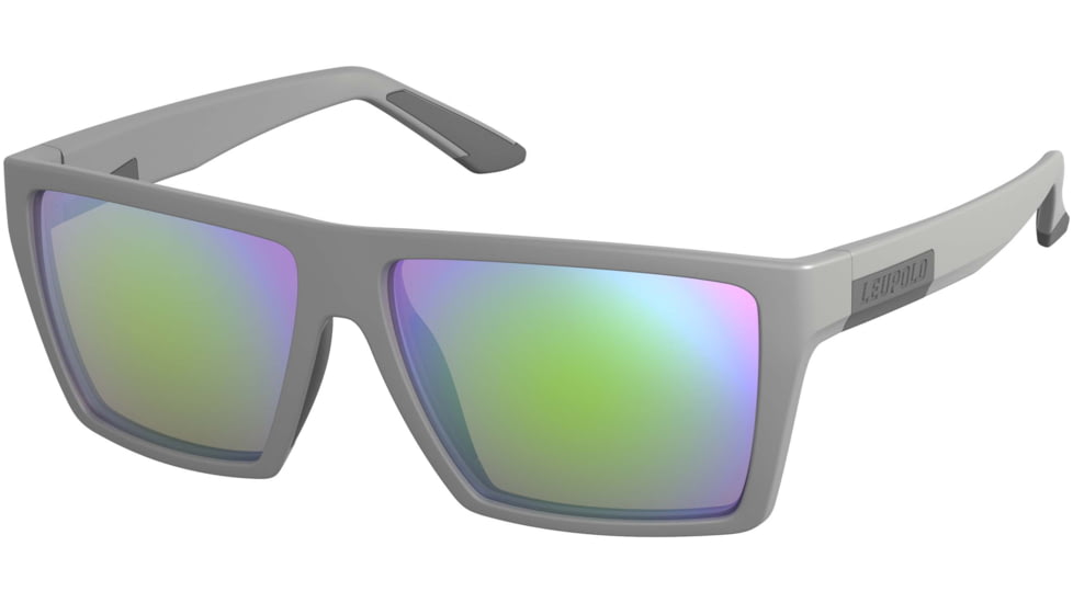 Leupold Refuge Performance Eyewear, Dark Grey Frame, Emerald Mirror Lens, Universal 181278