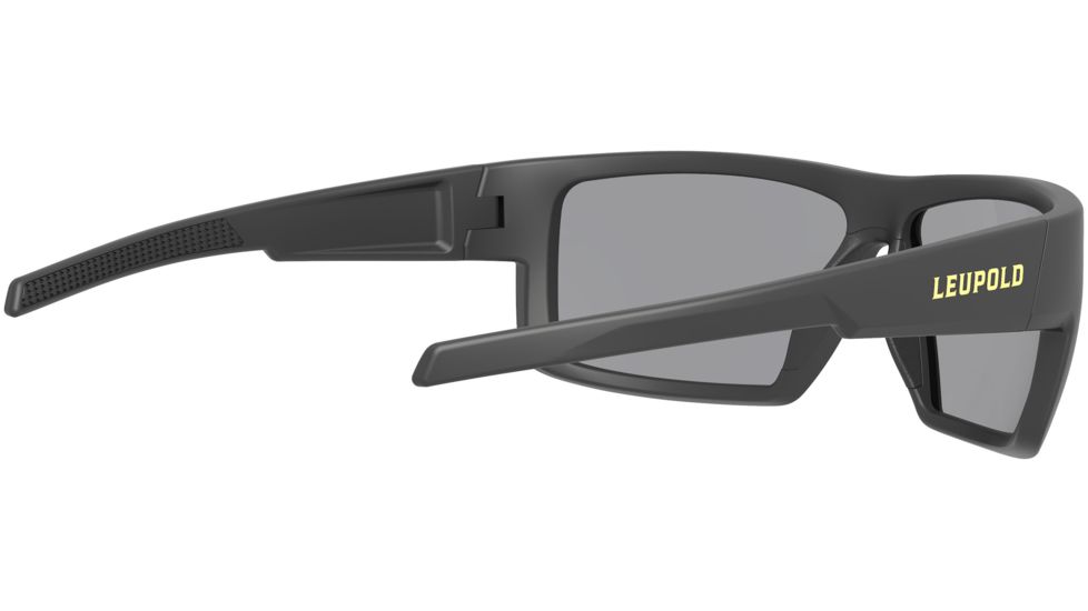 Leupold Switchback Mens Sunglasses, Matte Black Frame, Square Emerald Mirror Lens, Polarized, Regular-Wide, 179093