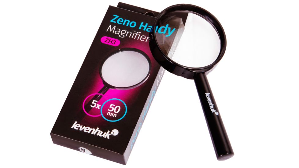 Levenhuk Zeno Handy ZH3 Magnifier, Black, Small, 74045