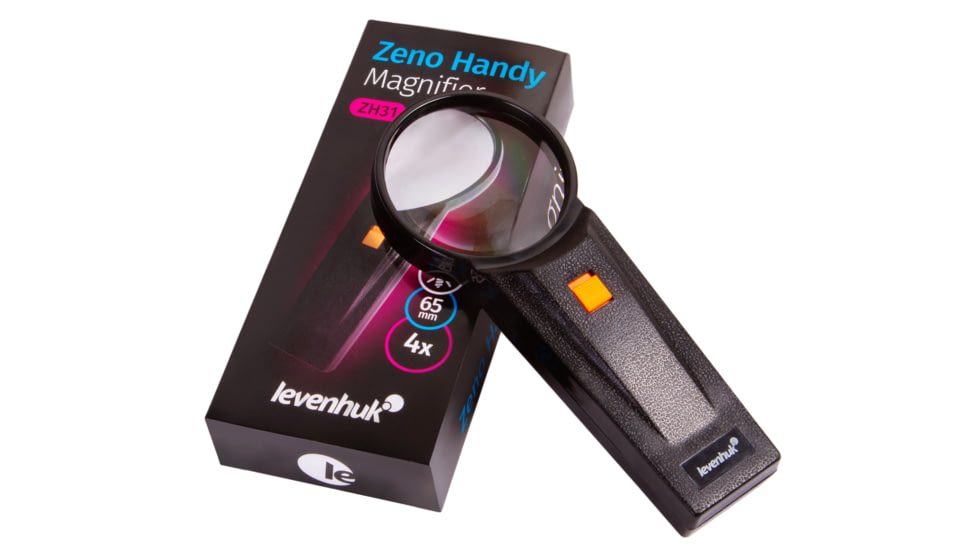 Levenhuk Zeno Handy ZH31 Magnifier, Black, Small, 74058