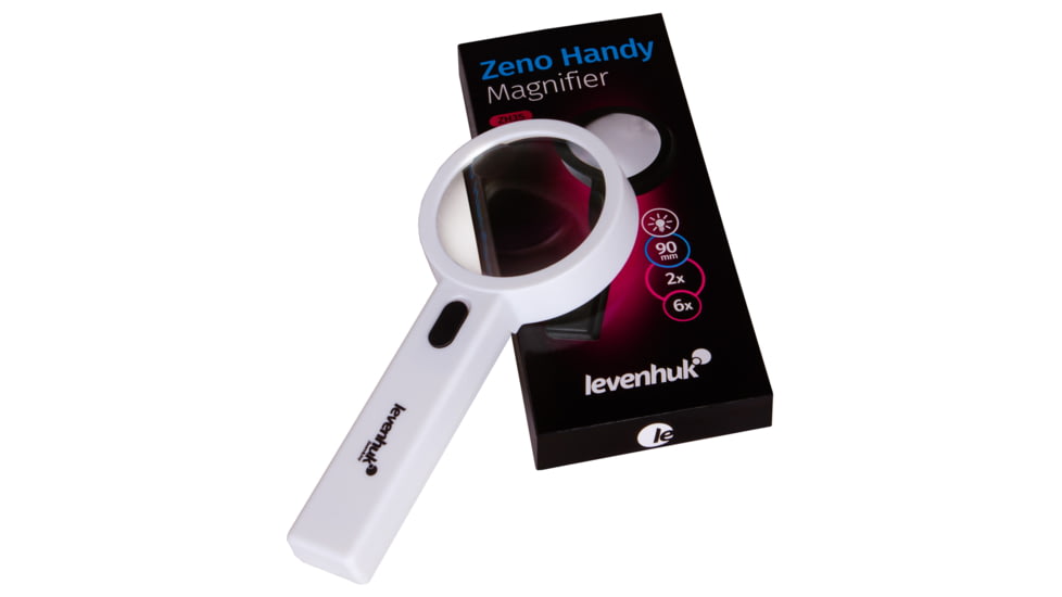 Levenhuk Zeno Handy ZH35 Magnifier, White, Small, 74060