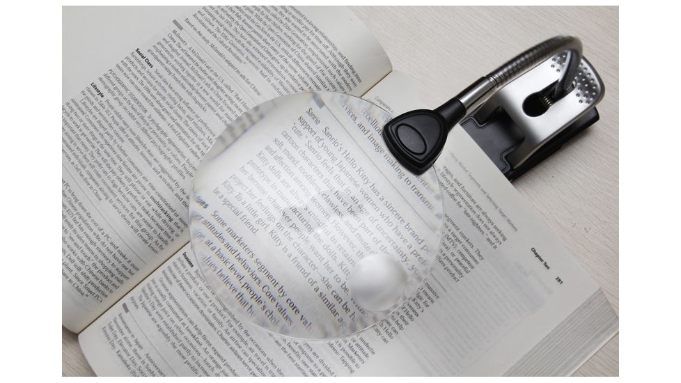 Levenhuk Zeno LED Magnifier Loupe, 88-21 mm, Silver, Medium 38119