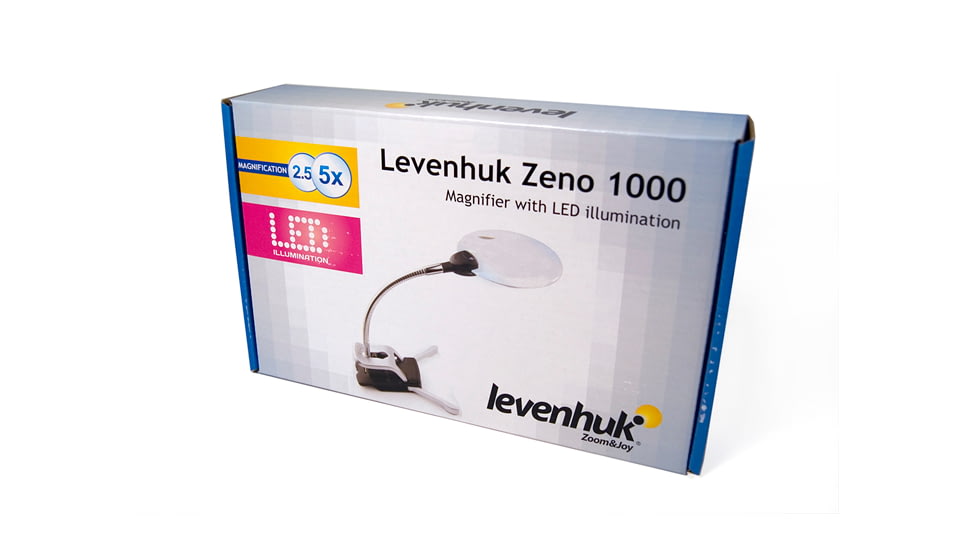 Levenhuk Zeno LED Magnifier Loupe, 88-21 mm, Silver, Medium 38119