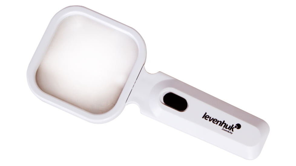 Levenhuk Zeno Read ZR10 White Magnifier, White, Small, 74066