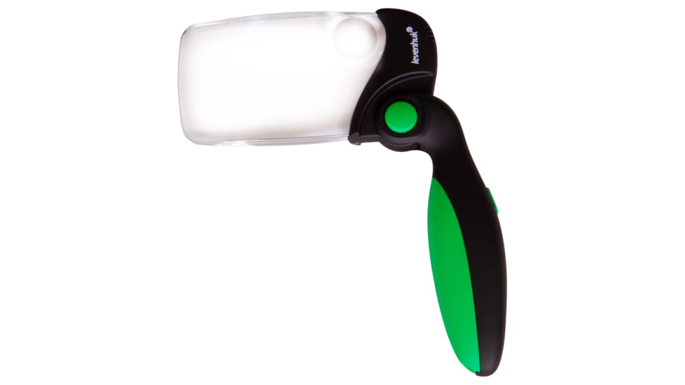 Levenhuk Zeno Read ZR14 Magnifier, Black/Green, Small, 74069
