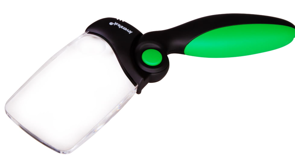 Levenhuk Zeno Read ZR14 Magnifier, Black/Green, Small, 74069