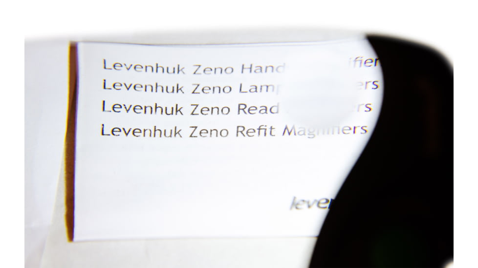 Levenhuk Zeno Read ZR14 Magnifier, Black/Green, Small, 74069
