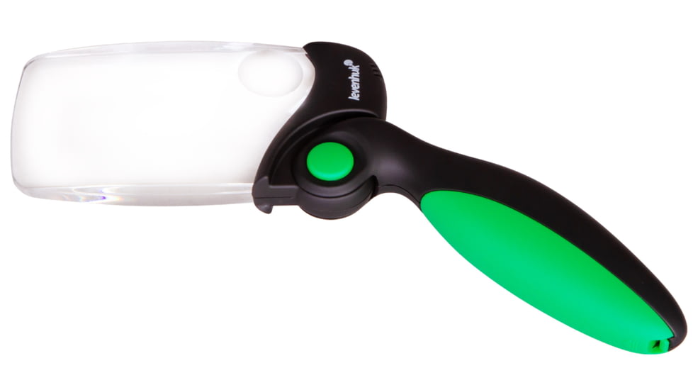 Levenhuk Zeno Read ZR14 Magnifier, Black/Green, Small, 74069