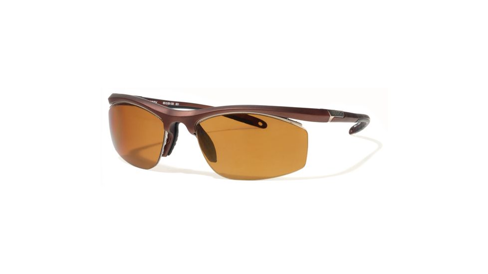 Liberty Sport Suns IT-10 AProtective Eyewear Satin Burnt Bronze Frame,Amber w bronze flash Lens, Unisex IT10-ASBBR6020135HCL
