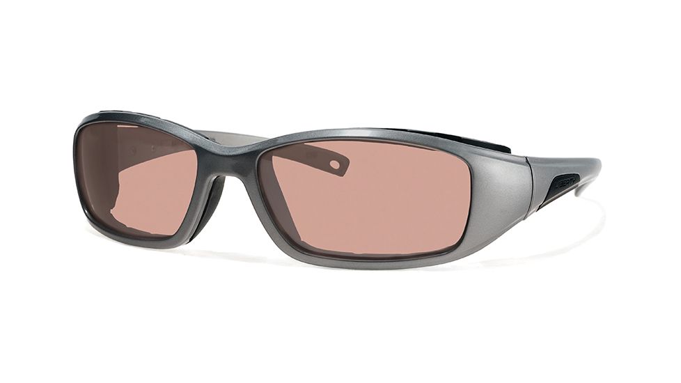 Liberty Sport Suns RIDER DRY EYE Protective Eyewear Shiny Gunmetal Frame,Rose Amber Lens, Unisex RIDERDSHGM6017130DSL