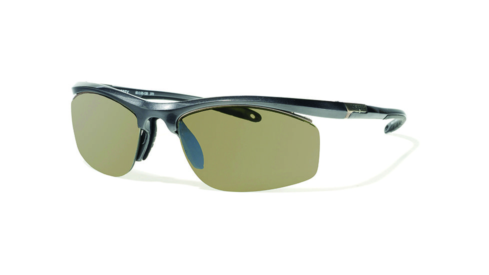 Liberty Sport Suns IT-10 A Protective Eyewear Shiny Gunmetal Frame,Grey/Green w. silver flash Lens, Unisex IT10-ASHGM6020135FP