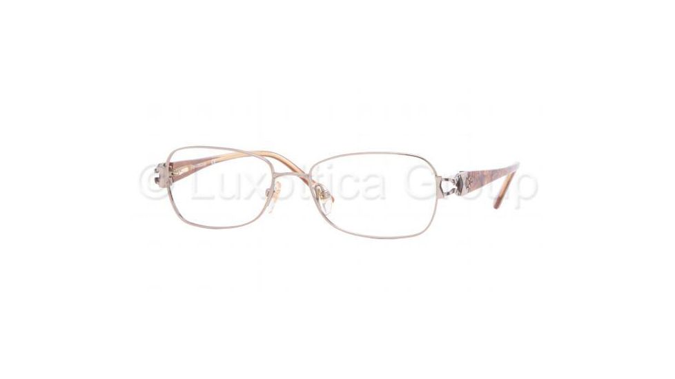 Luxottica Titanium LC 1414T Eyeglasses Styles - Light Copper Frame w/Non-Rx 52 mm Diameter Lenses, 4030-5216