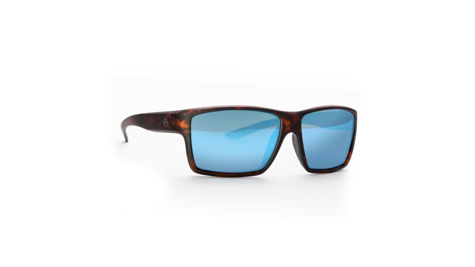 Magpul Industries Explorer Sunglasses w/Polycarbonate Lens, Tortoise Frame Bronze Lens w/ Blue Lens Mirror, Po 250-028-008