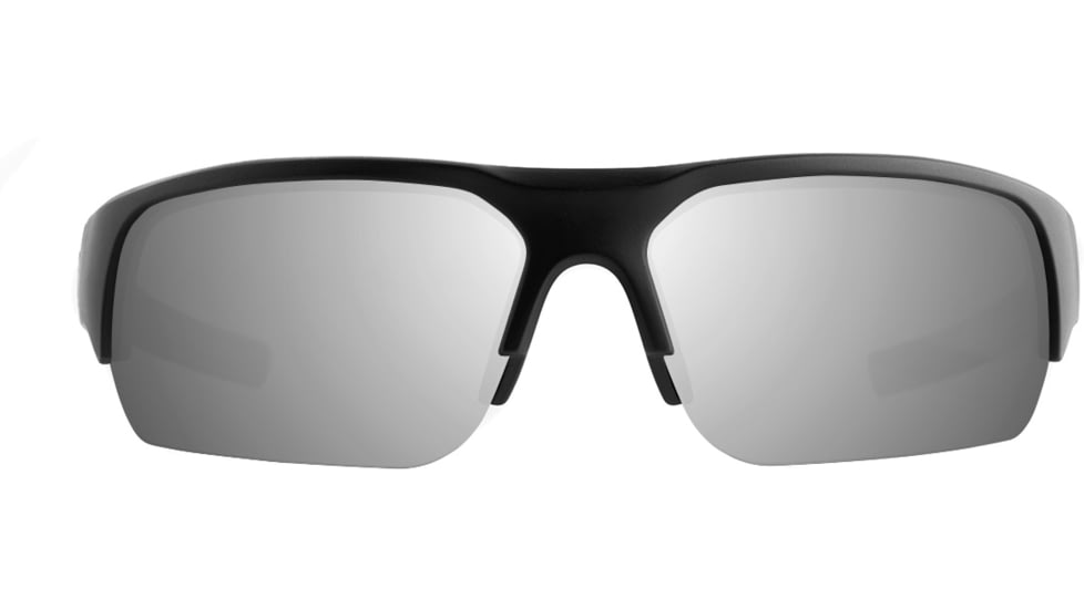 Magpul Industries Helix Eyewear Shooting Glasses, Black Frame, Gray/Silver Mirror Lens, Polarized, MAG1097-1-001-1110