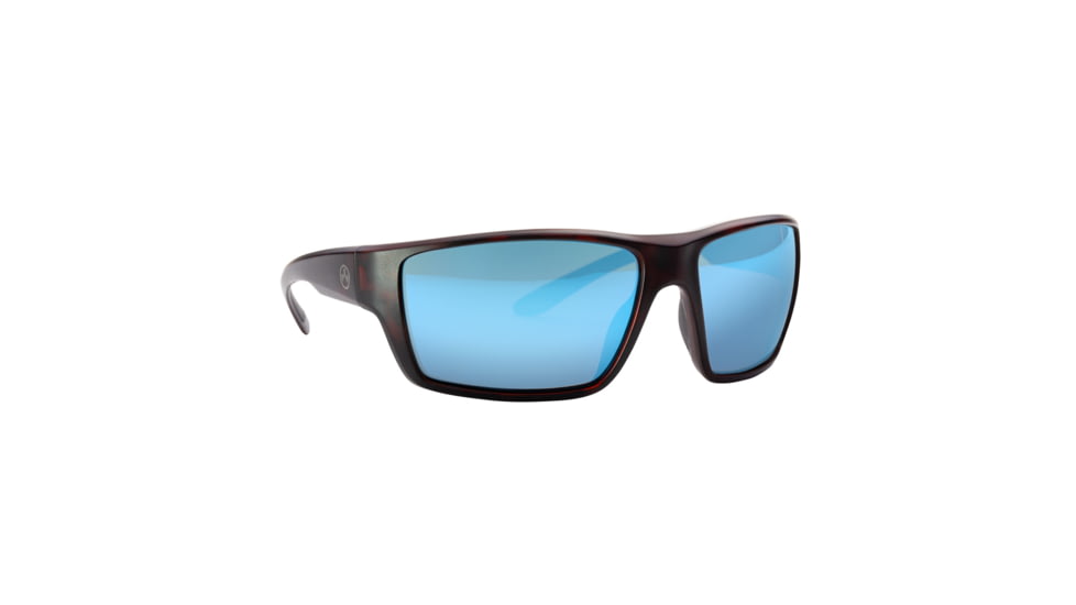 Magpul Industries Terrain Shooting Glasses, Bronze/Blue Mirror Polycarbonate Tortoise, MAG1146-1-204-2020