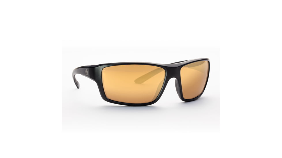 Magpul Industries Summit Shooting Glasses, Bronze/Gold Mirror Polycarbonate Black, MAG1149-1-001-2030