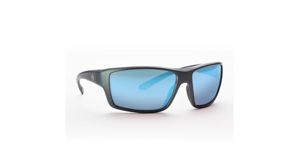 Magpul Industries Summit Shooting Glasses, Gray Frame, Rose Lens/Blue Mirror, MAG1149-1-020-3020