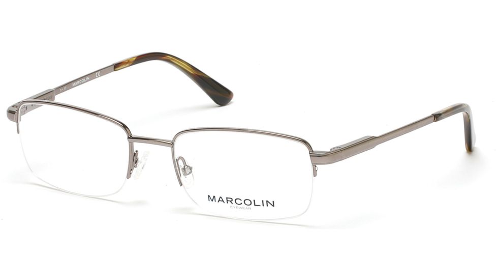 Marcolin MA3002 Eyeglass Frames - Shiny Gumetal Frame Color