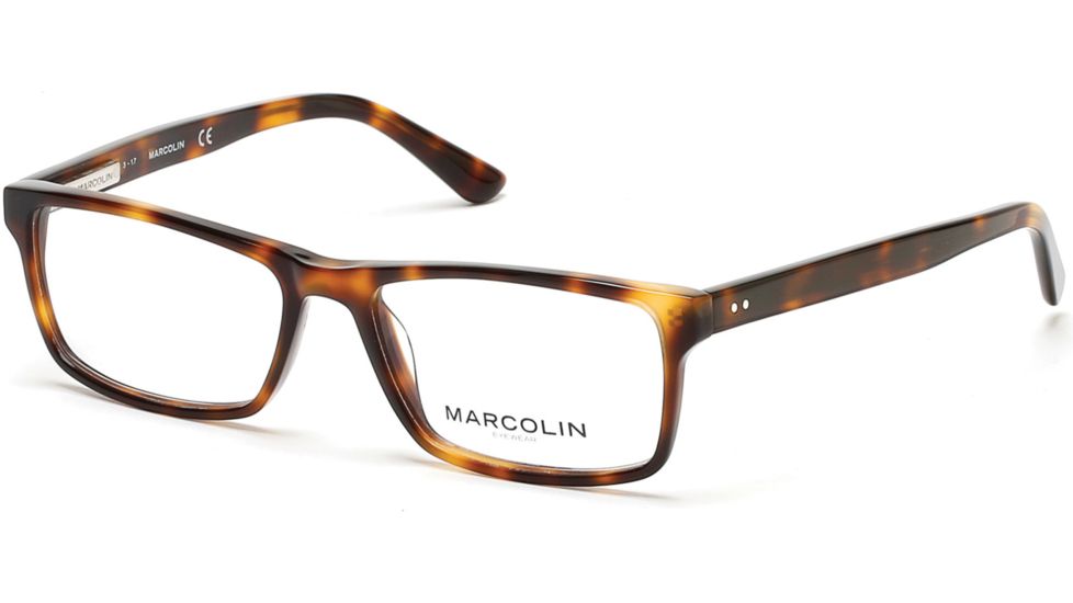 Marcolin MA3008 Eyeglass Frames - Dark Havana Frame Color
