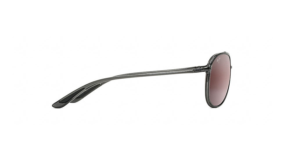 Maui Jim Alelele Bridge Aviators  Sunglasses,Translucent Smoke Grey,Maui Rose Lens R438-11
